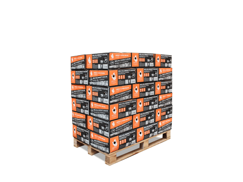 Heizfuxx BBQ-Buchenholzbriketts 18kg x 18 Gebinde 324kg Palette – Image 2