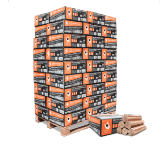 Heizfuxx BBQ-Buchenholzbriketts 18kg x 54 Gebinde 972kg Palette