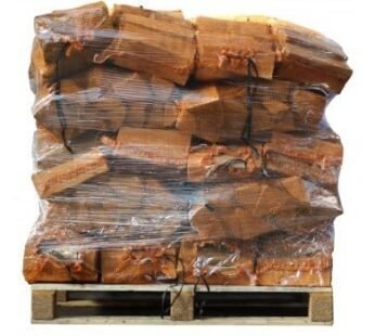 Trockenes Eschen-Kaminholz – 40 Säcke mit je 8 kg – geringe Restfeuchte