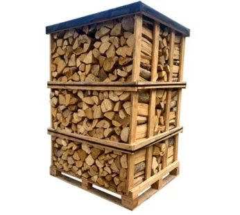 Kaminholz 40 cm – Palette mit 3 Ster – 100 % Laubholz – NF-zertifiziert